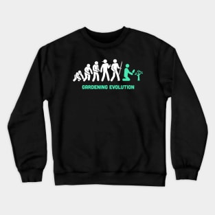 Funny Gardening Evolution Crewneck Sweatshirt